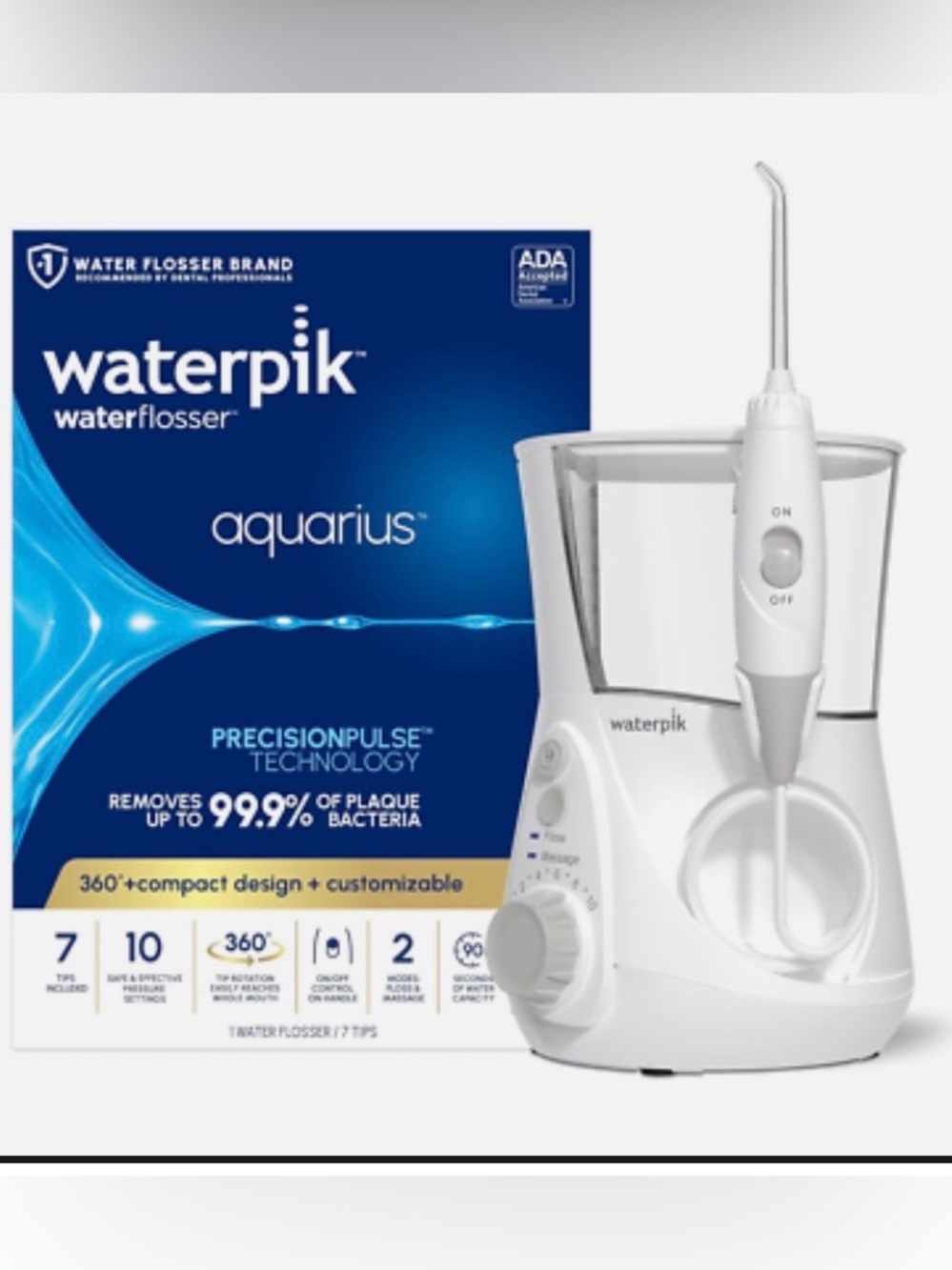 Waterpik Aquarius Water Flosser - White